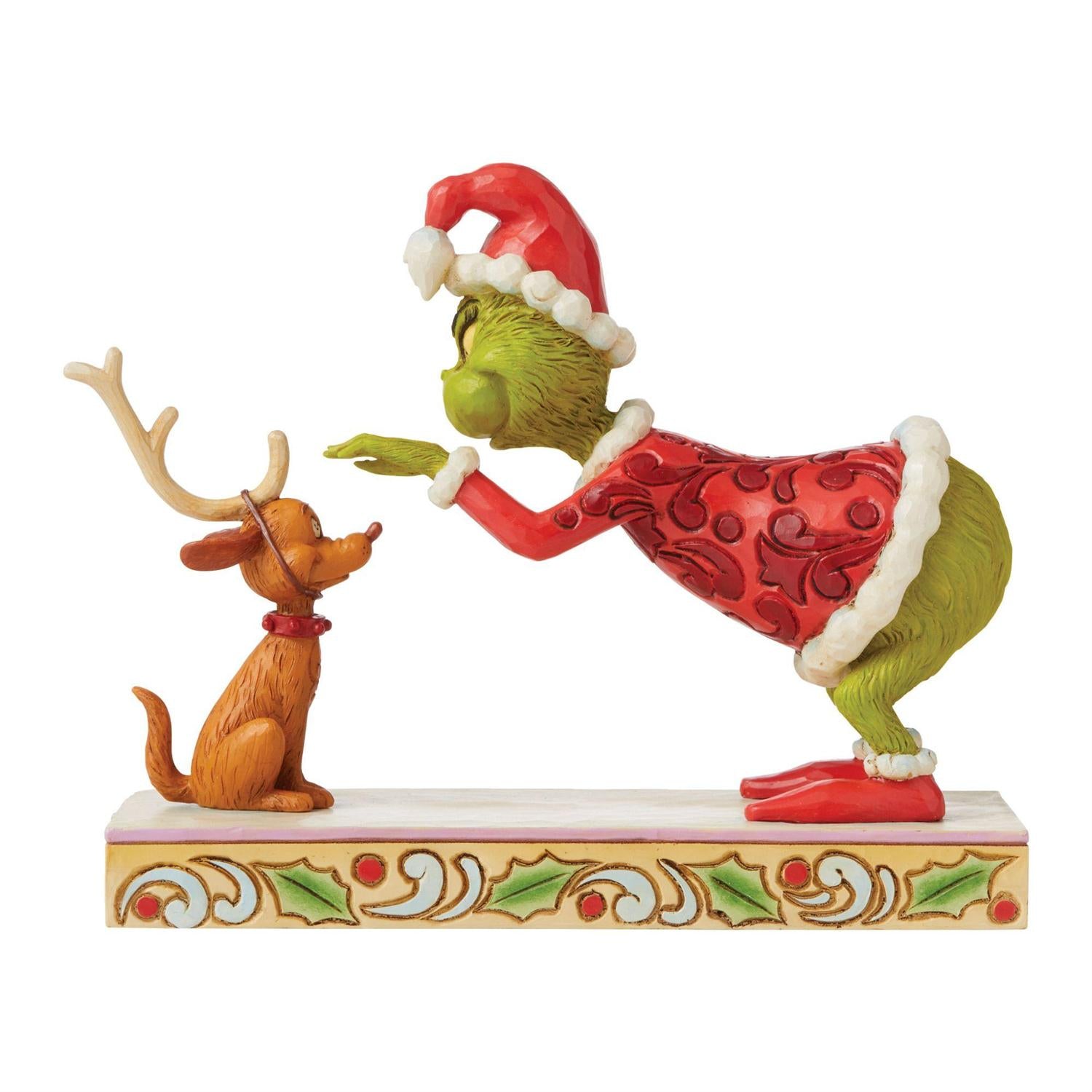 Jim Shore - Grinch Petting Max - Giftware Canada Collectibles and Decor