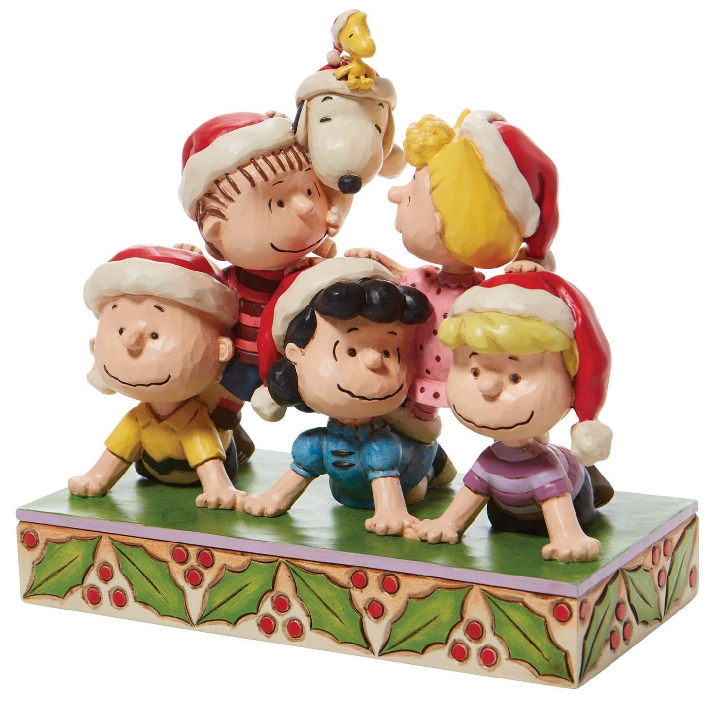 Peanuts by Jim Shore - Peanuts "Stacked with Friendship" Holiday Pyramid - Giftware Canada Collectibles and Decor