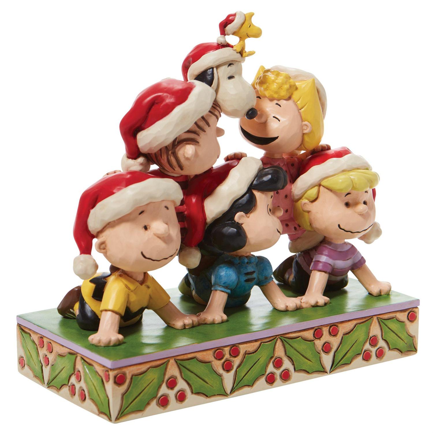 Peanuts by Jim Shore - Peanuts "Stacked with Friendship" Holiday Pyramid - Giftware Canada Collectibles and Decor