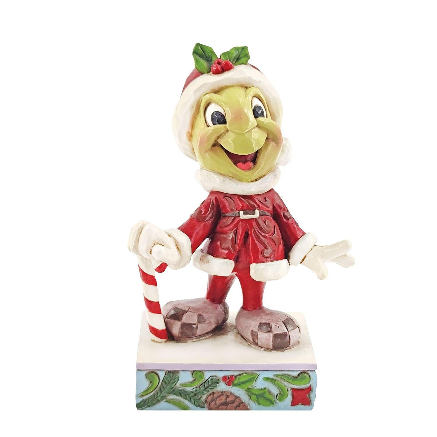 Disney Traditions by Jim Shore - Jiminy Cricket Santa "Be Wise and Merry" - Giftware Canada Collectibles and Decor