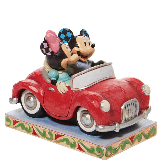 Disney Traditions By Jim Shore - Minnie and Mickey in Car  "A Lovely Drive" - Giftware Canada Collectibles and Decor