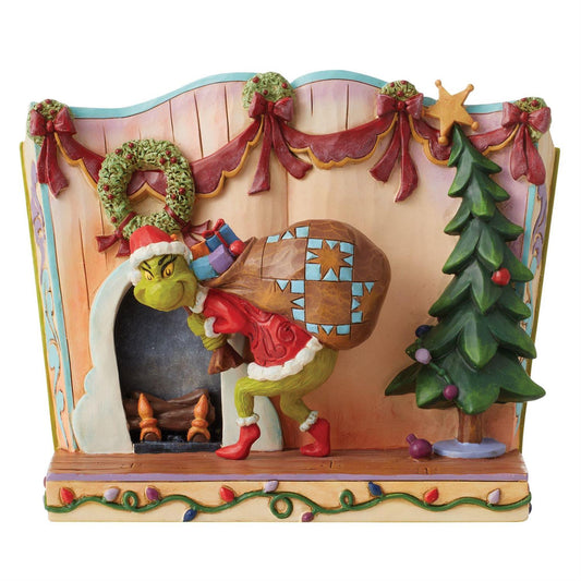 Jim Shore - Grinch Stealing Presents Storybook - Giftware Canada Collectibles and Decor