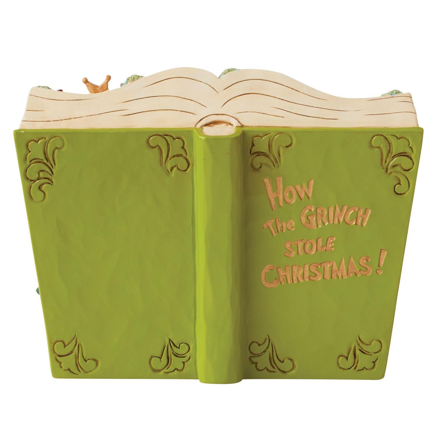 Jim Shore - Grinch Stealing Presents Storybook - Giftware Canada Collectibles and Decor