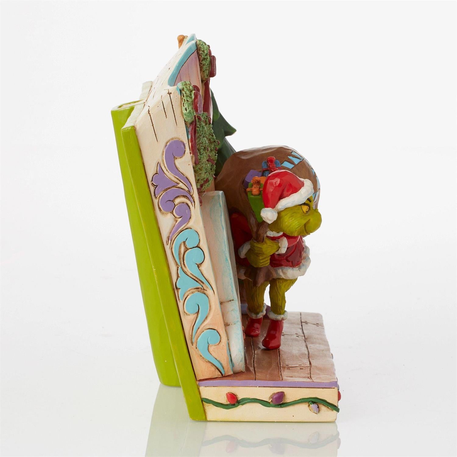 Jim Shore - Grinch Stealing Presents Storybook - Giftware Canada Collectibles and Decor