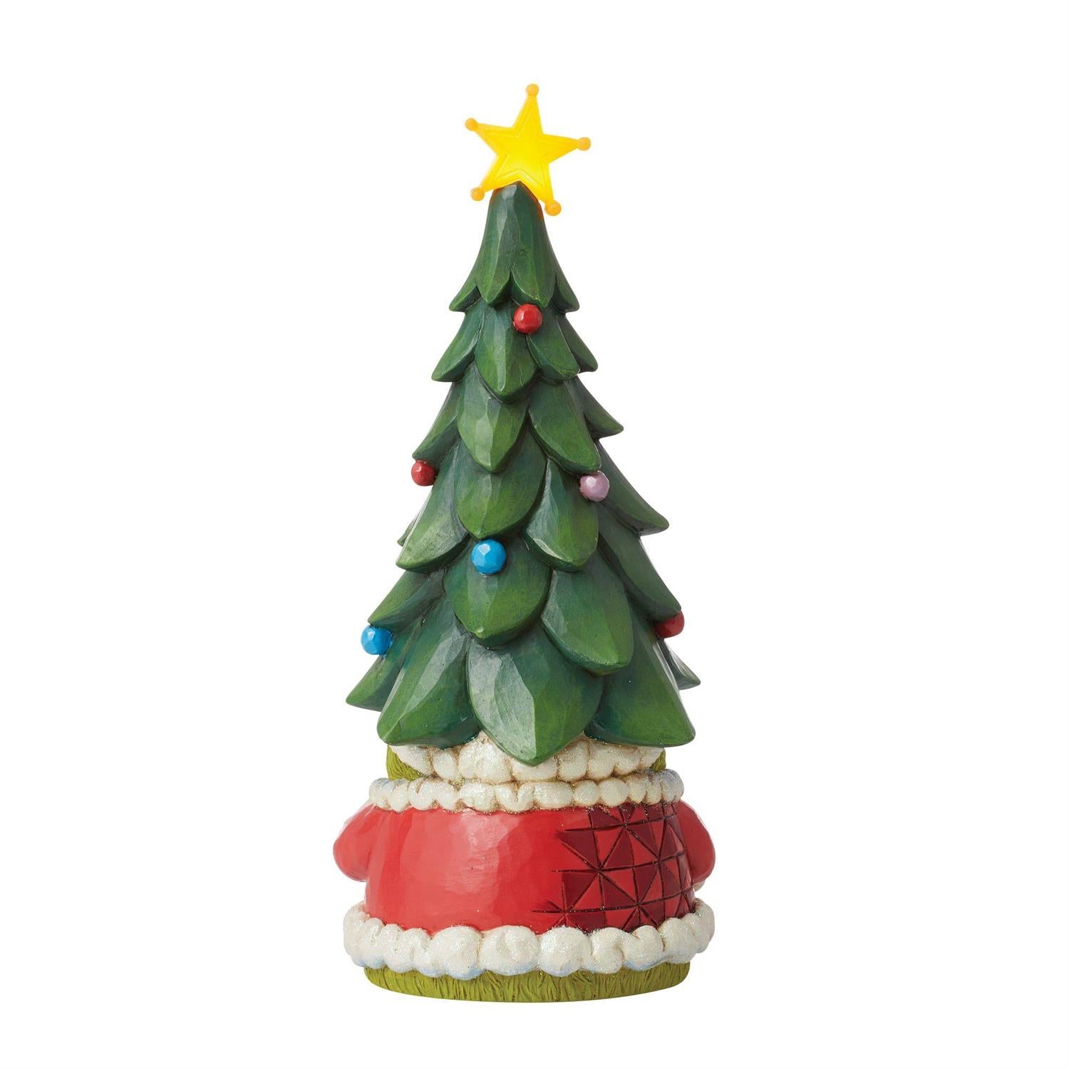 Jim Shore - Grinch Gnome with Tree Hat - Giftware Canada Collectibles and Decor