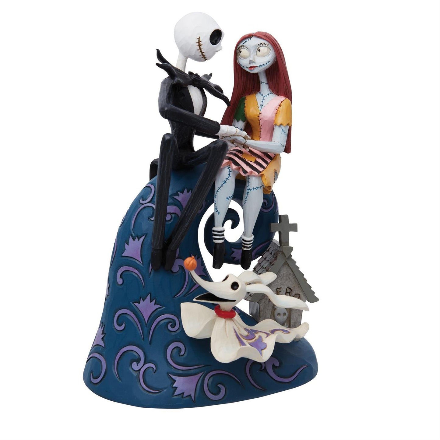 Disney Traditions by Jim Shore - Jack, Sally & Zero on Hill - Giftware Canada Collectibles and Decor