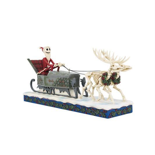 Disney Traditions By Jim Shore -  Jack Skeleton Sleigh