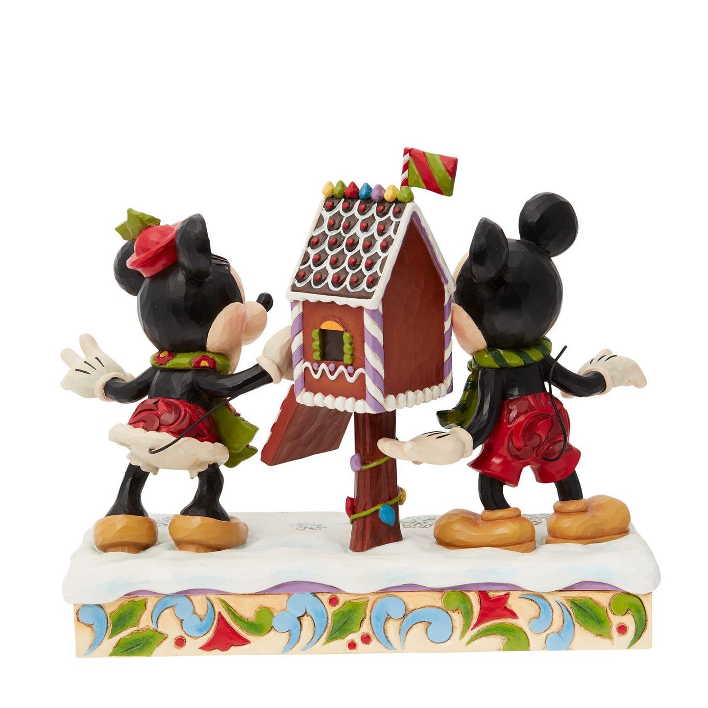 Disney Traditions by Jim Shore - Mickey and Minnie Letters to Santa