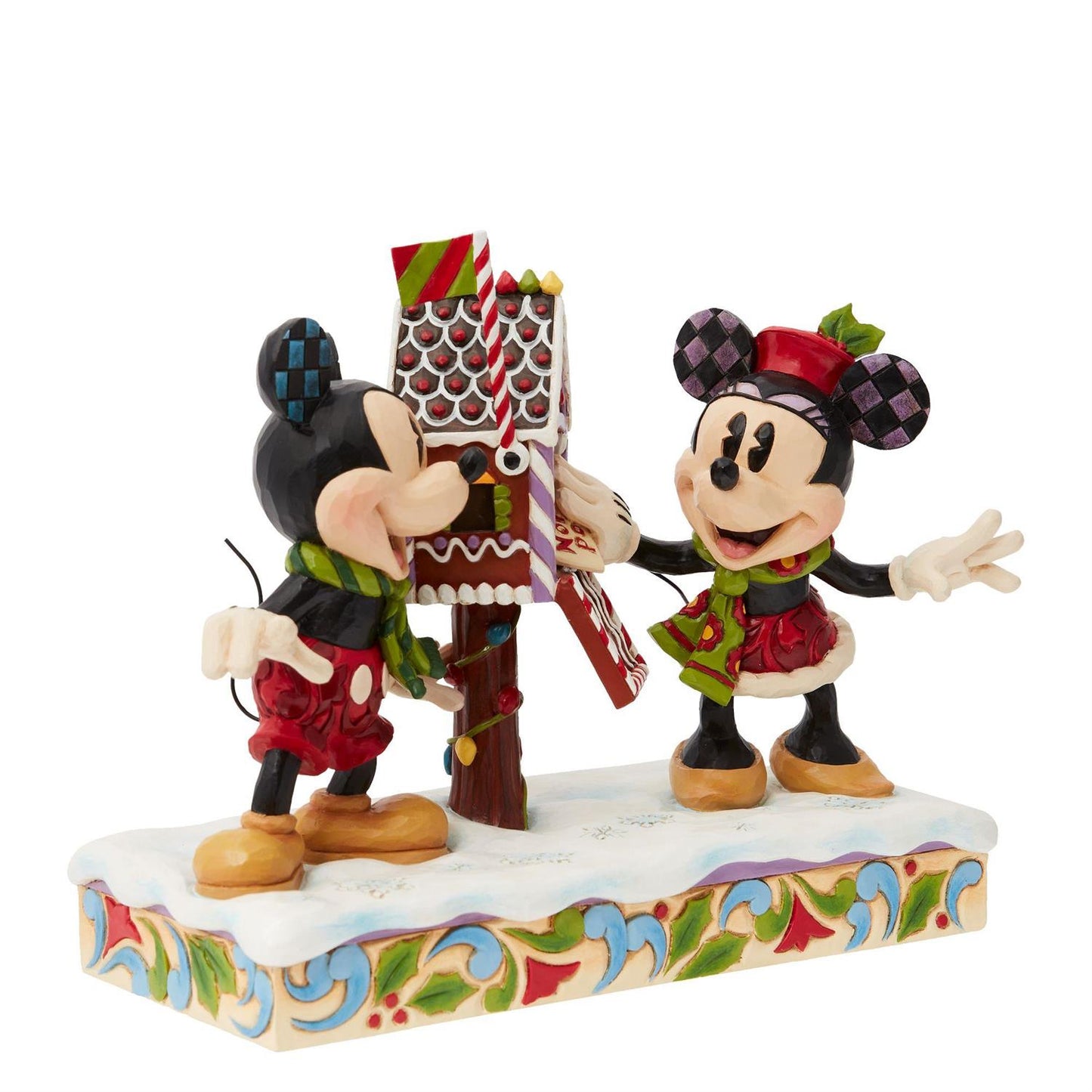 Disney Traditions by Jim Shore - Mickey and Minnie Letters to Santa