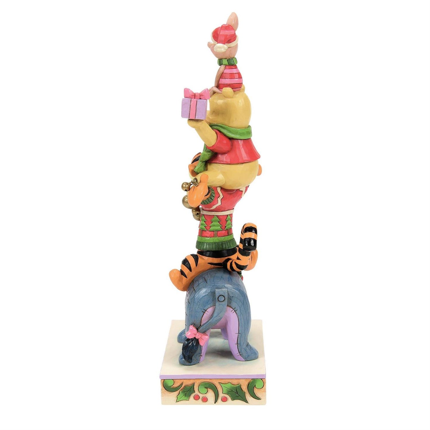 Disney Traditions By Jim Shore -  Pooh and Friends Stacked Christmas