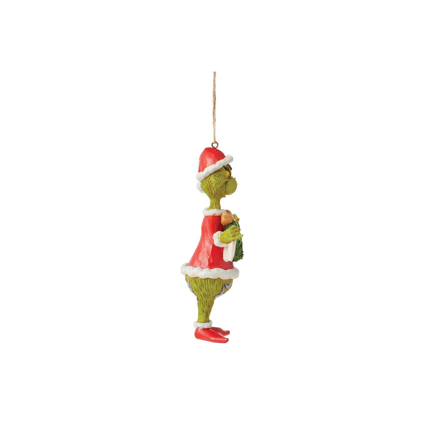 Jim Shore - Grinch Holding Banner Christmas Tree Ornament