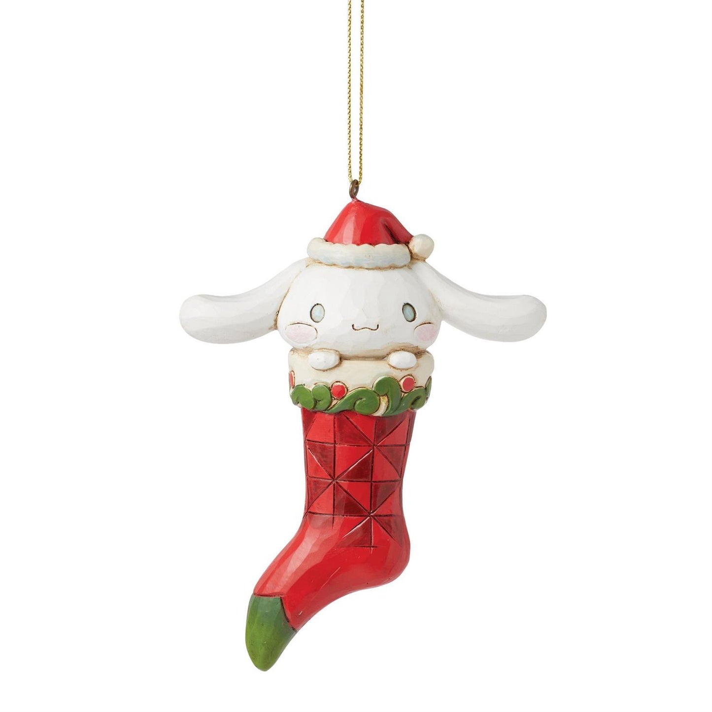 Jim Shore Sanrio - Cinnamoroll Christmas Hanging Ornament