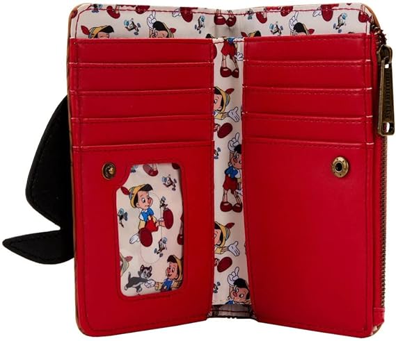 Loungefly Disney's Pinocchio Peeking Flap Wallet - Giftware Canada Collectibles and Decor