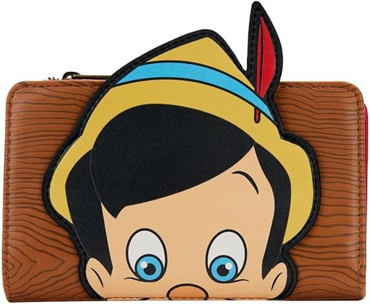 Loungefly Disney's Pinocchio Peeking Flap Wallet - Giftware Canada Collectibles and Decor