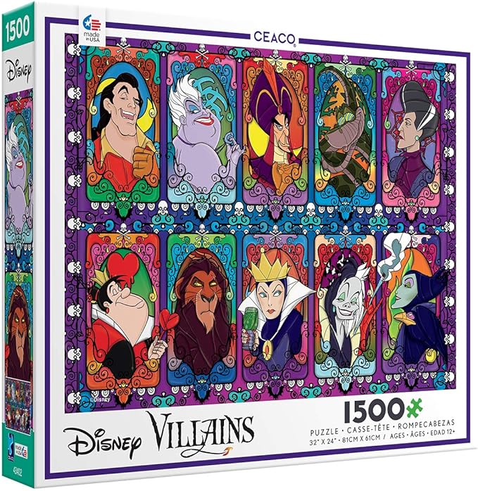 Ceaco Disney Villains 1500 Piece Puzzle