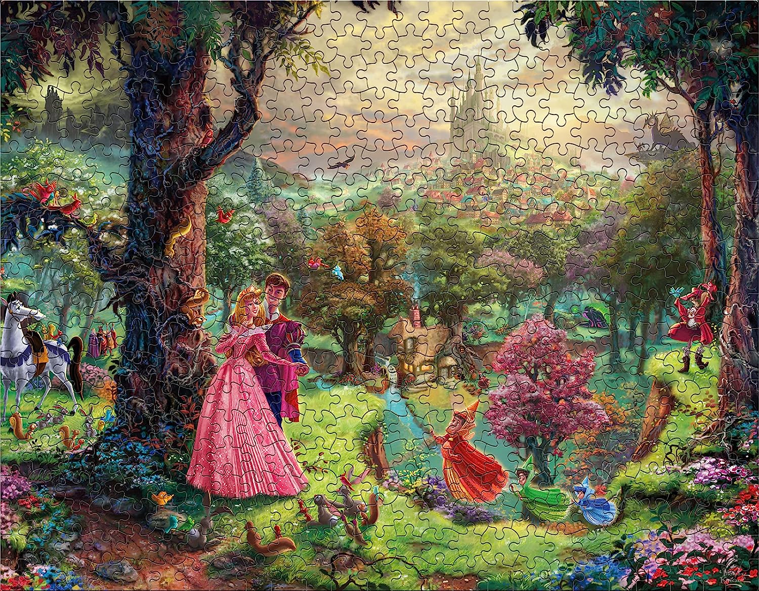 Thomas Kinkade - The Disney Collection Puzzles - 4in1 Multipack - Giftware Canada Collectibles and Decor