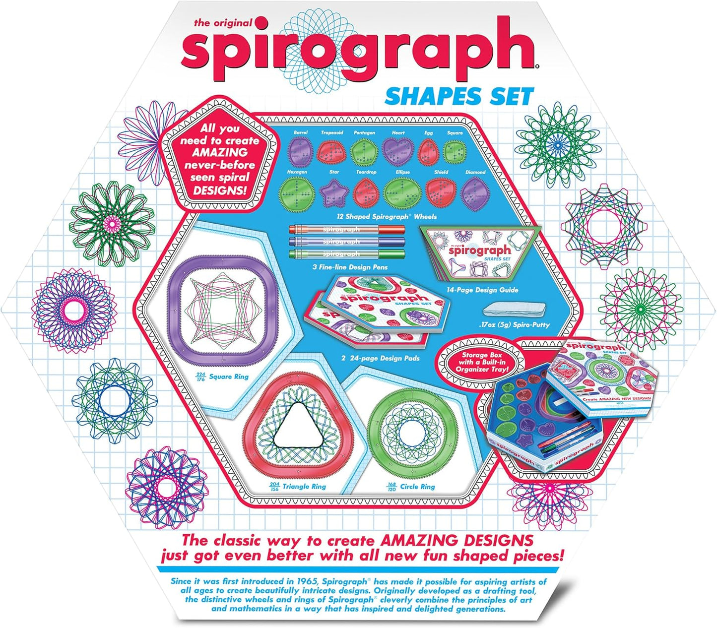 The Original Spirograph Shapes Set