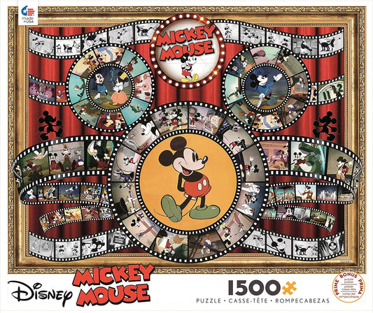 Ceaco Disney Mickey Mouse Movie Reel 1500 Piece Puzzle