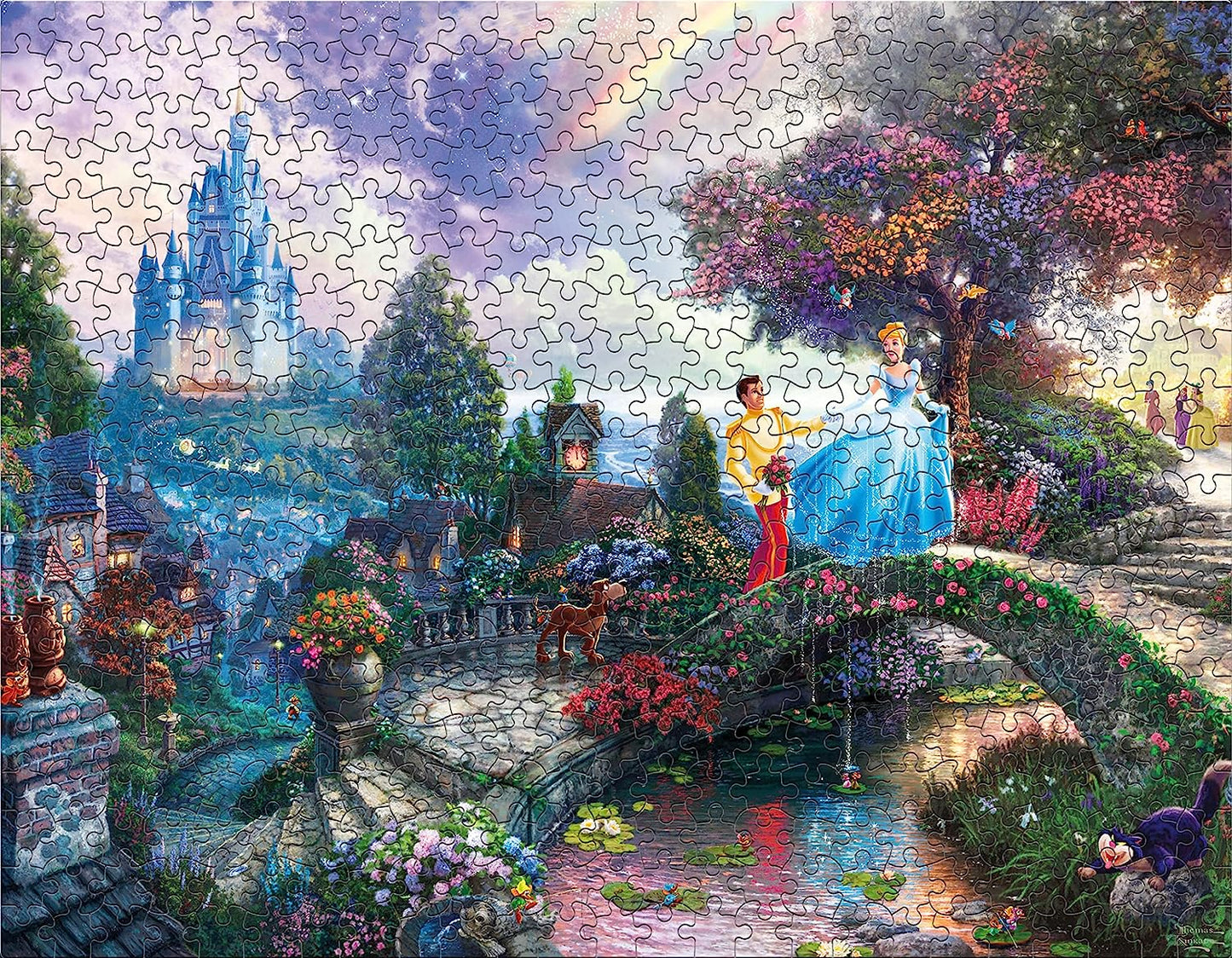 Thomas Kinkade - The Disney Collection Puzzles - 4in1 Multipack - Giftware Canada Collectibles and Decor