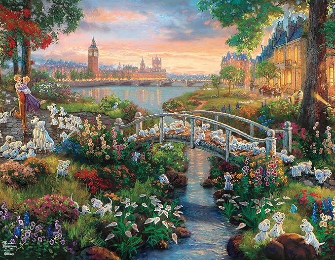 Thomas Kinkade - The Disney Dreams Collection Puzzles - 4in1 Multipack