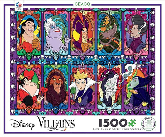Ceaco Disney Villains 1500 Piece Puzzle