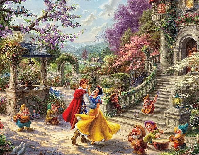 Thomas Kinkade - Disney Princess Collection Puzzles - 4in1 Multipack