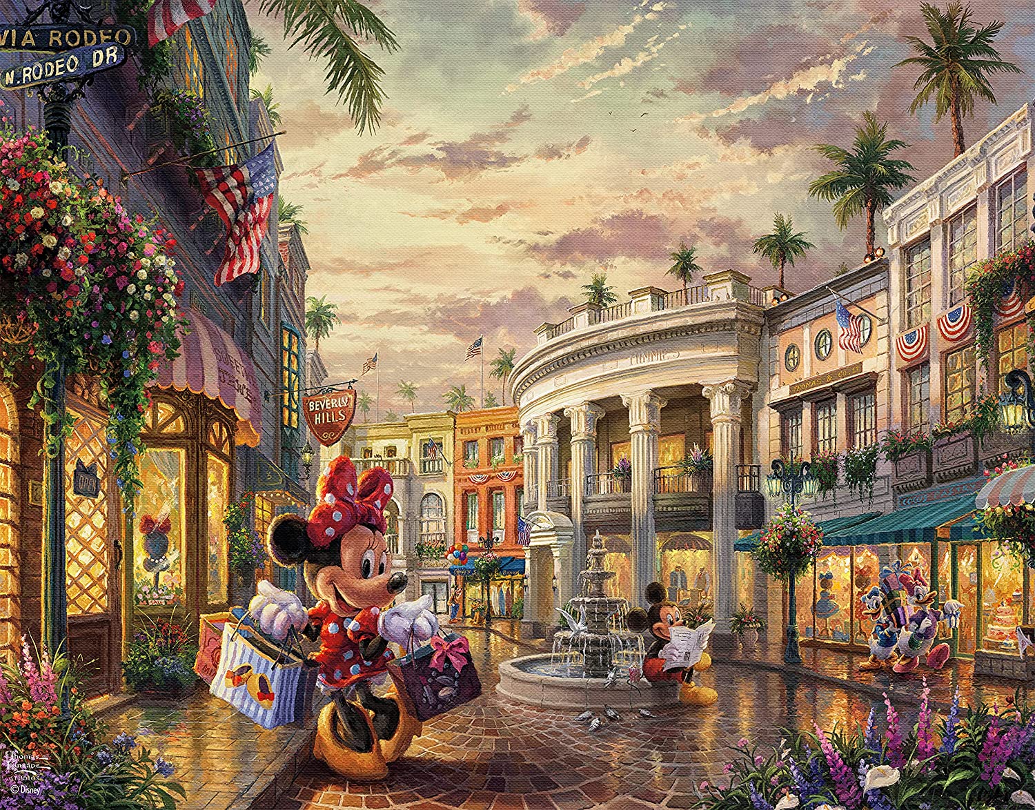 Thomas Kinkade - The Disney Collection Puzzles - 4in1 Multipack - Giftware Canada Collectibles and Decor