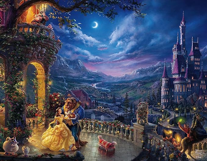 Thomas Kinkade - Disney Princess Collection Puzzles - 4in1 Multipack