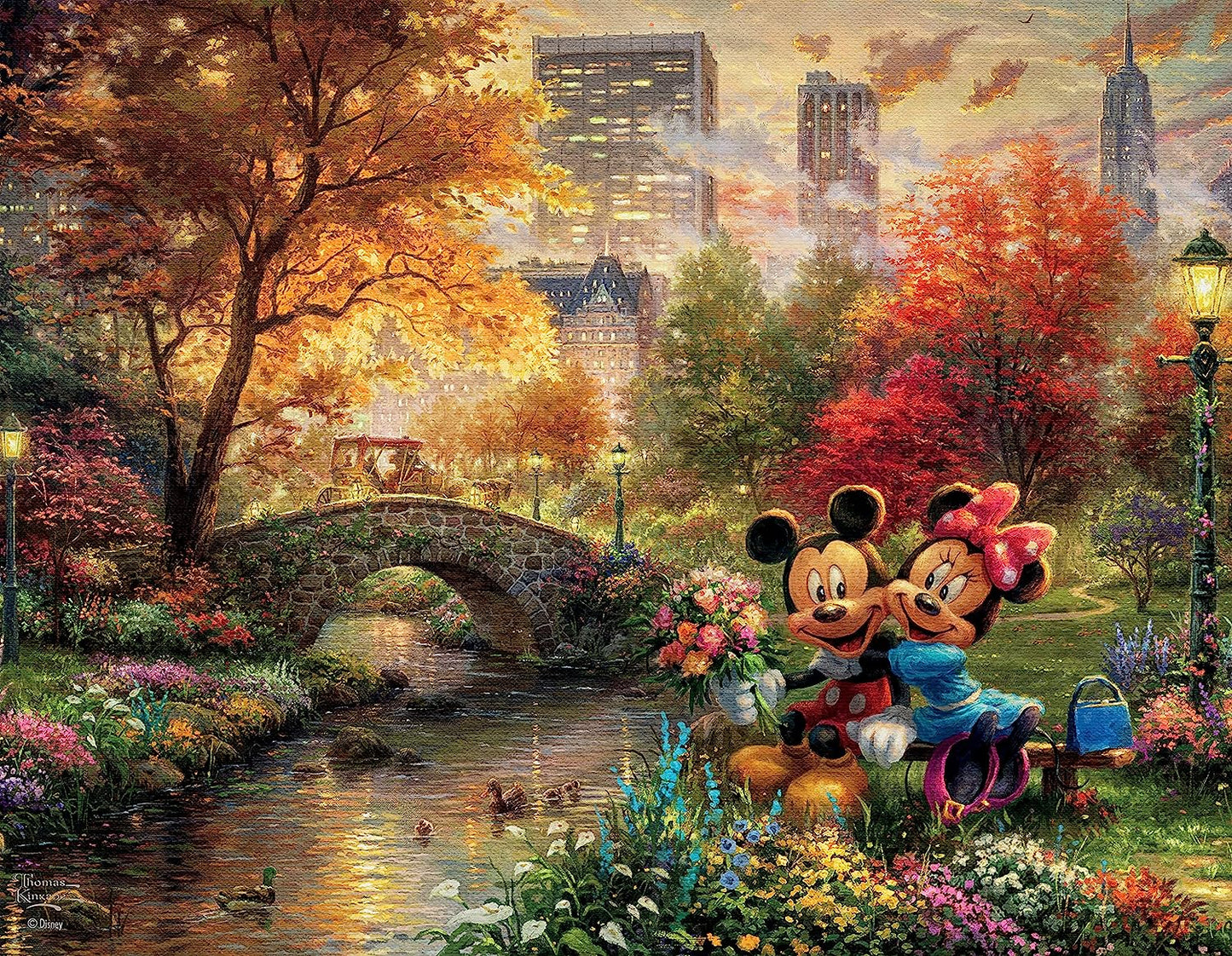 Thomas Kinkade - The Disney Collection Puzzles - 4in1 Multipack - Giftware Canada Collectibles and Decor