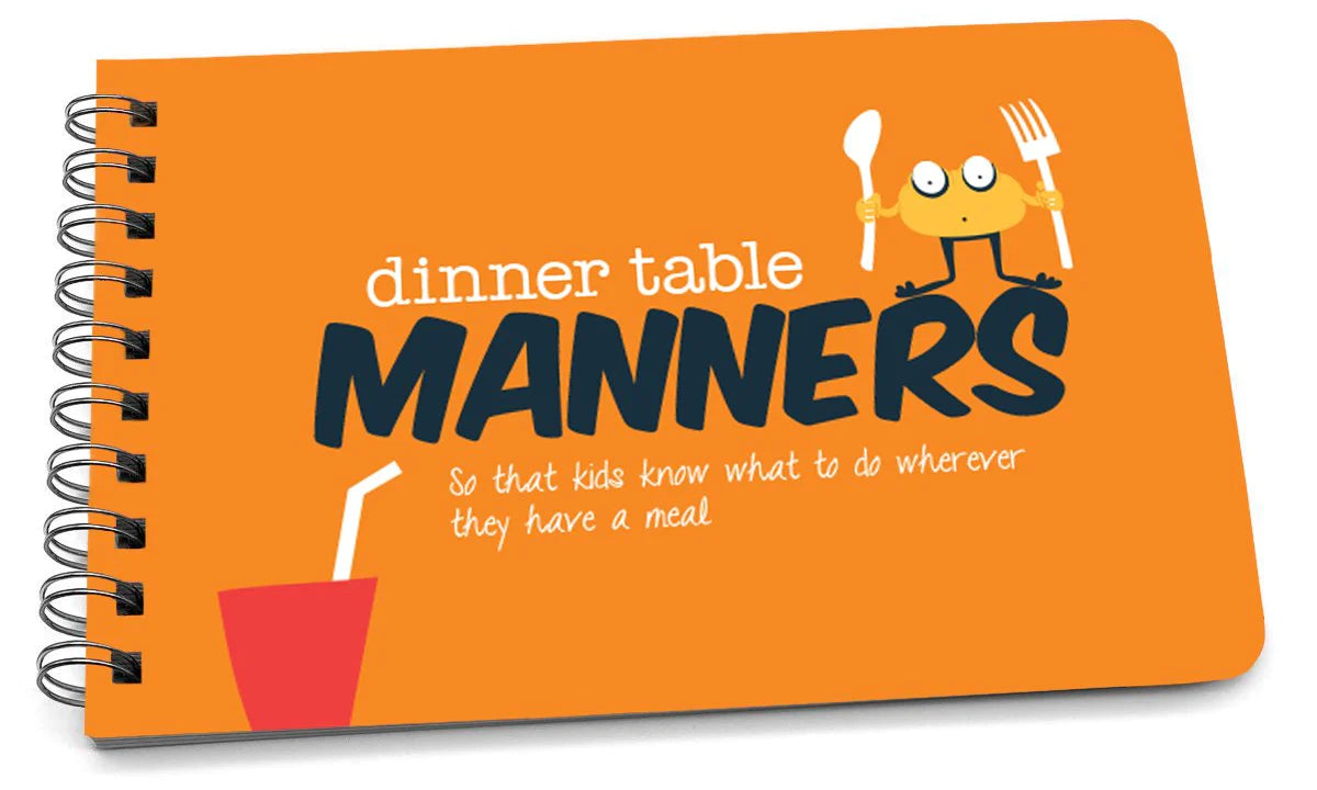 Papersalt - Dinner Table Manners - A Guide to Table Manners for Kids - Giftware Canada Collectibles and Decor