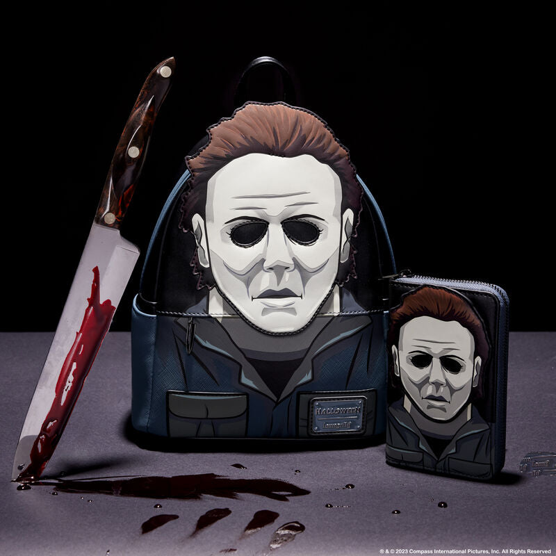 Loungefly - Halloween Michael Myers Glow Mask Cosplay Mini Backpack - Giftware Canada Collectibles and Decor