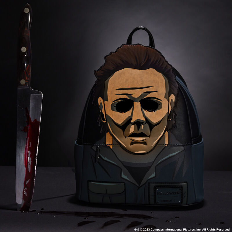 Loungefly - Halloween Michael Myers Glow Mask Cosplay Mini Backpack - Giftware Canada Collectibles and Decor