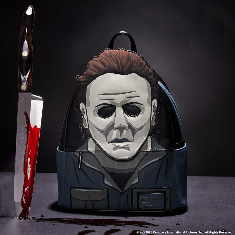 Loungefly - Halloween Michael Myers Glow Mask Cosplay Mini Backpack - Giftware Canada Collectibles and Decor