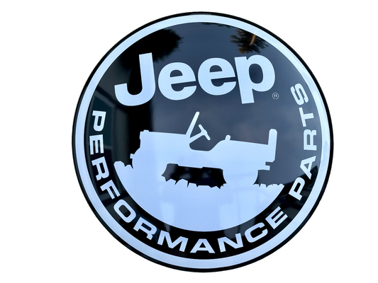 Jeep Performance Parts Domed Metal Sign