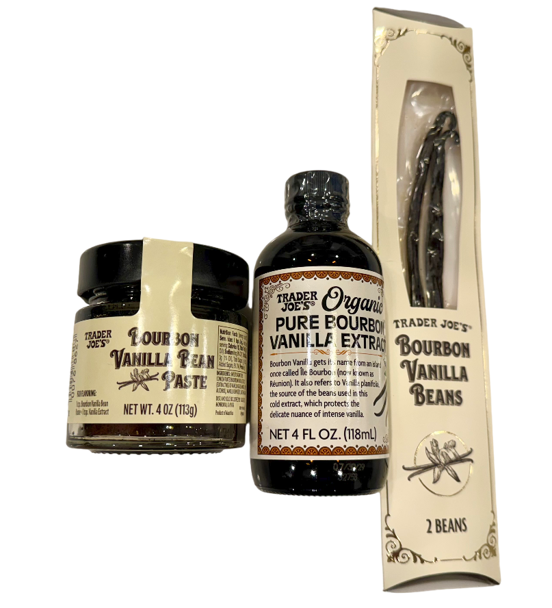 Trader Joe's Bourbon Vanilla Set (Paste, Extract & Beans)