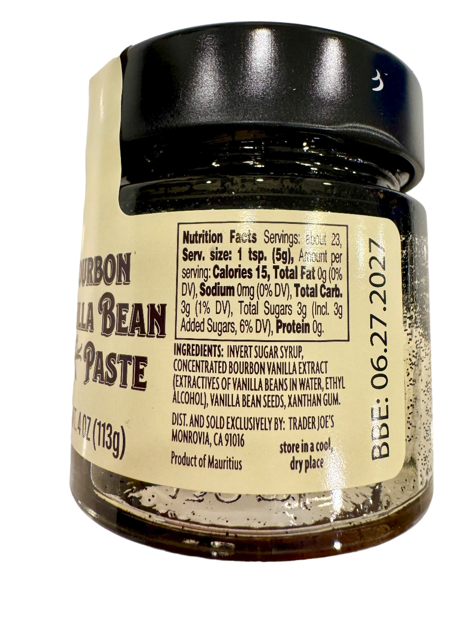 Trader Joe's Bourbon Vanilla Set (Paste, Extract & Beans)