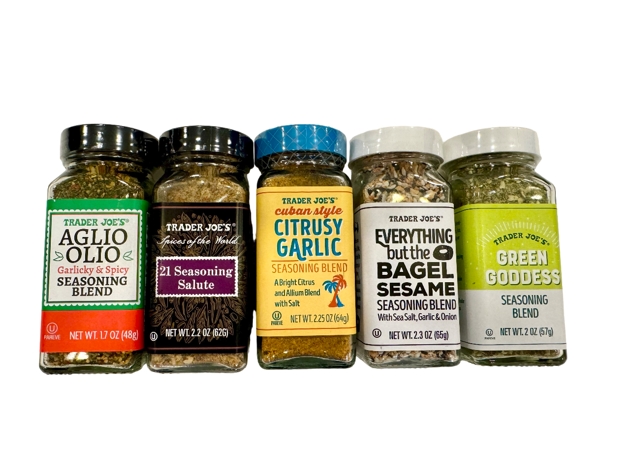 Trader Joe's Seasoning Set (5 Flavor Assortment)