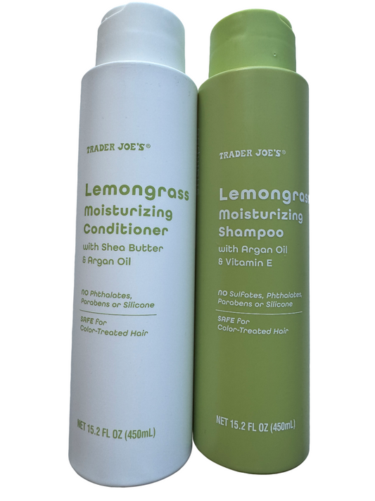 Trader Joe's Lemongrass Hair Care Set (Shampoo & Conditioner)