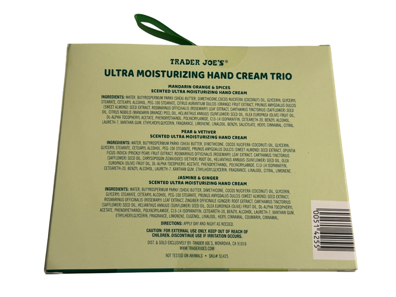 Trader Joe's Ultra Moisturizing Hand Cream Trio