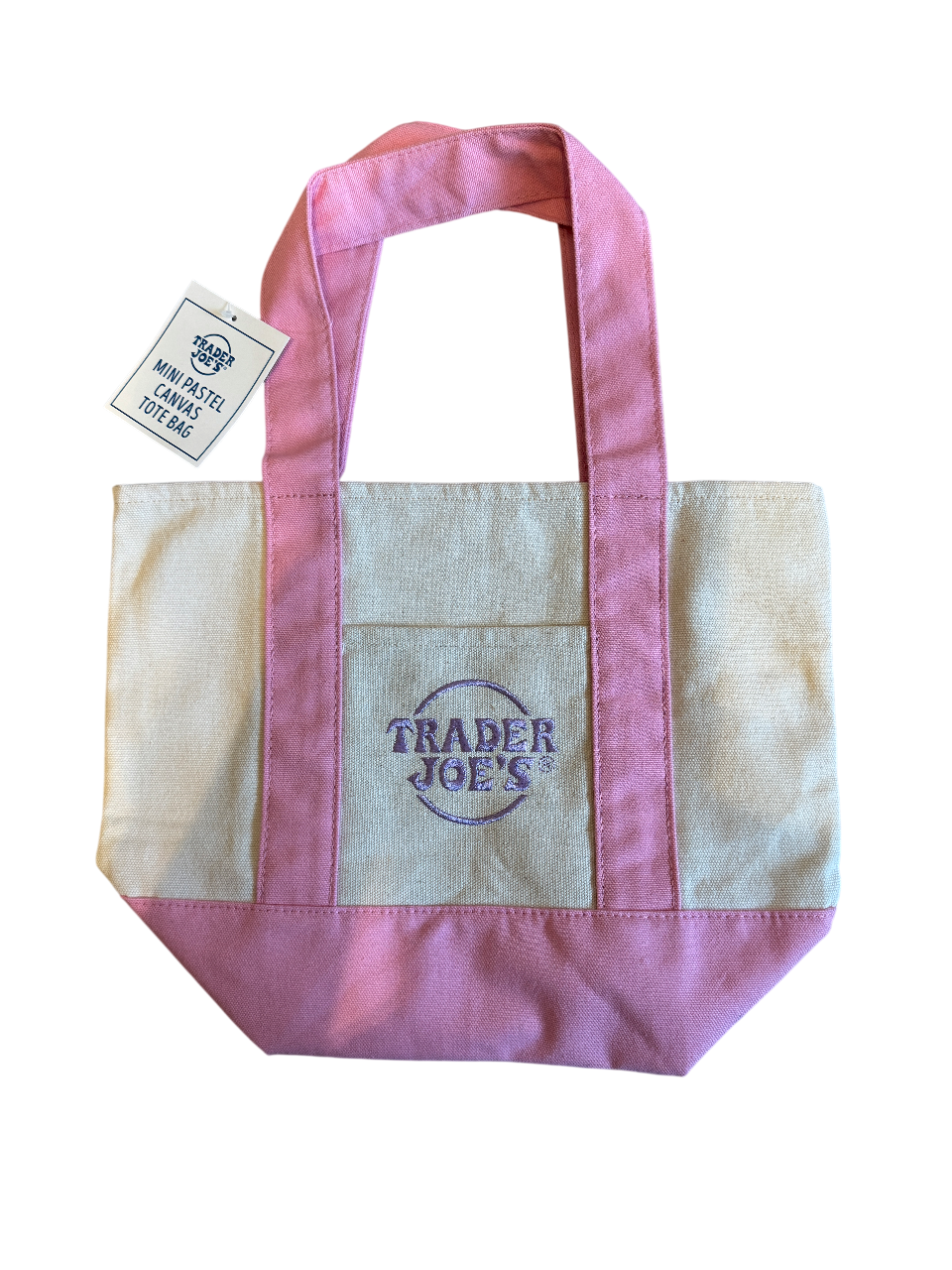 Trader Joe's Authentic Limited Edition Spring/Easter Mini Tote Bag Set (Pack of 3)
