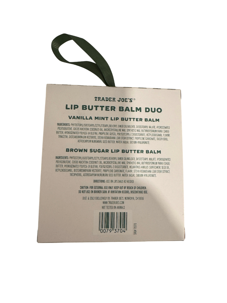 Trader Joe's Lip Butter Balm Duo
