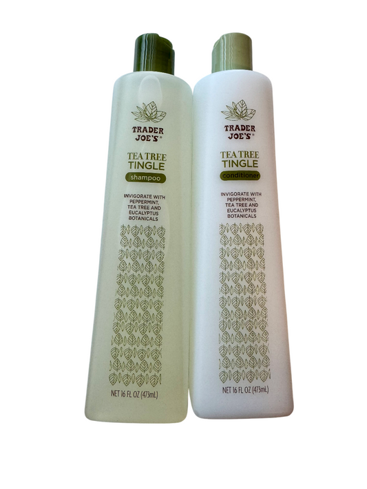 Trader Joe's Tea Tree Tingle Set (Shampoo & Conditioner)