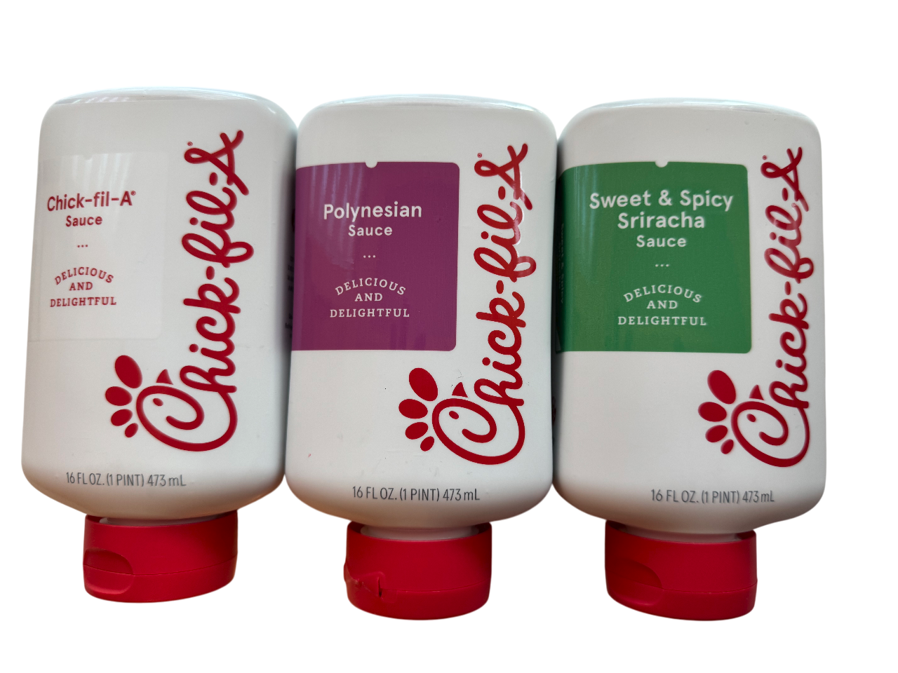 Chick-Fil-A Sauce Combo Pack (Includes Original, Polynesian & Sweet and Spicy Siracha)