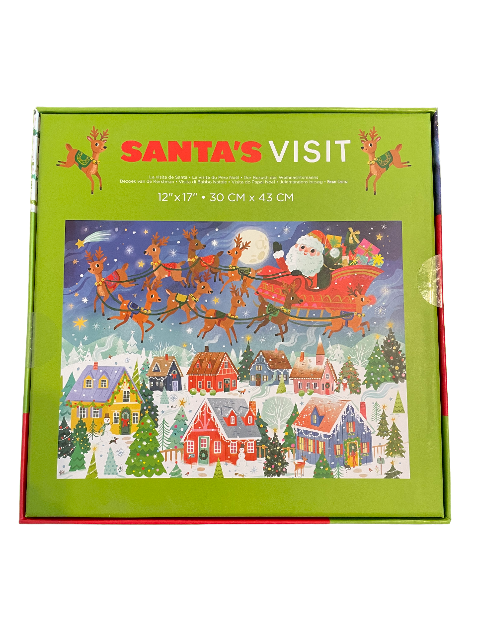 Crocodile Creek Santa's Visit 100pc Puzzle - Giftware Canada Collectibles and Decor