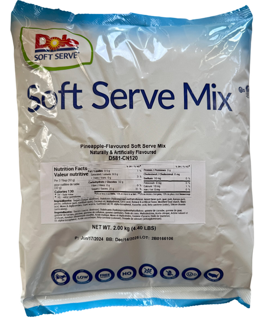 Dole Pineapple Soft Serve Mix (Dole Whip)