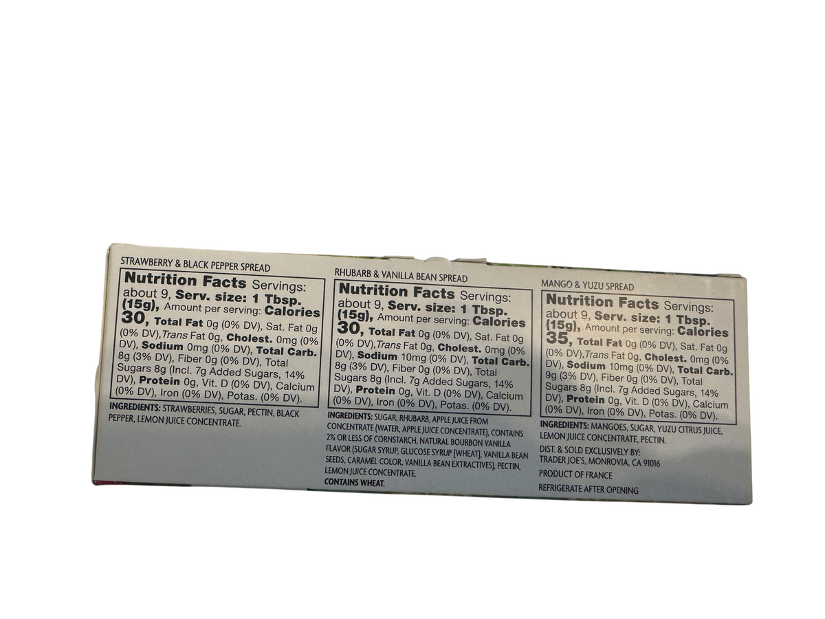 Trader Joe's 3 Spreads For Cheese & Toast (Pack of 3 Spreads)