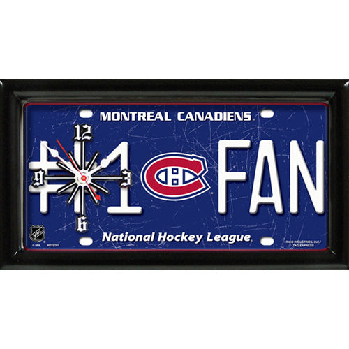 Montreal Canadiens #1 Fan Clock - Giftware Canada Collectibles and Decor