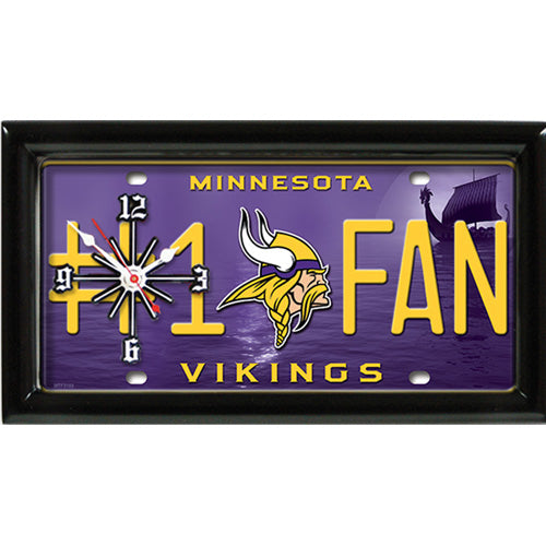 Minnesota Vikings #1 Fan Clock - Giftware Canada Collectibles and Decor