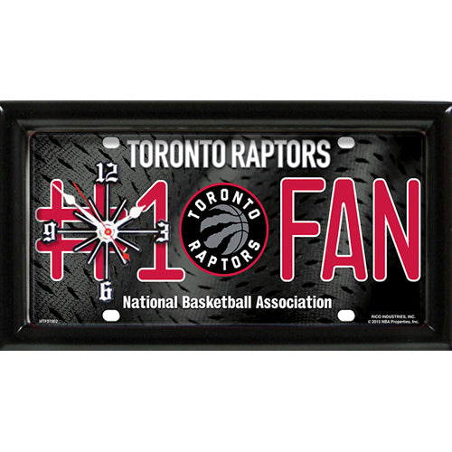 Toronto Raptors #1 Fan Clock - Giftware Canada Collectibles and Decor