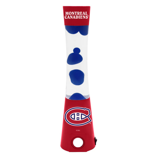 Montreal Canadiens Magma / Lava Lamp with Bluetooth Speaker - Giftware Canada Collectibles and Decor